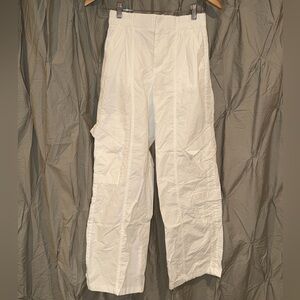Forever 21 White Cargo Pants